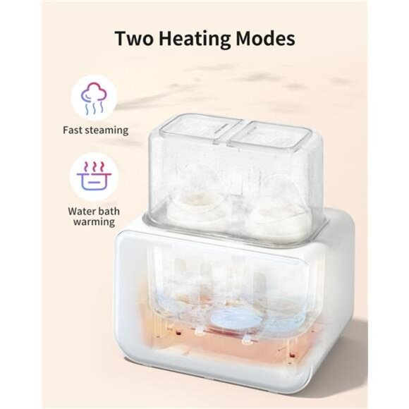 Baby Bottle Warmer, Grownsy 10-in-1 Fast Bottle Warmer Accurate Temp Control - Picture 3 of 8